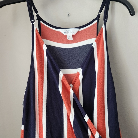 Market & Spruce Annora Faux Wrap Knit Dress Size L - Picture 4 of 10